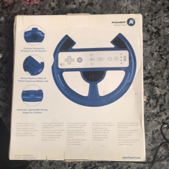 Wii Comfort Racing Wheel - Picture 2 of 2